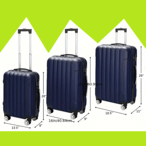 Maleta de ruedas de ABS de 24 pulgadas, 24 pulgadas