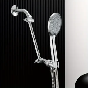 Barra extensible para ducha] Barra extensible ajustable para cabezal de ducha de 27.94 cm
